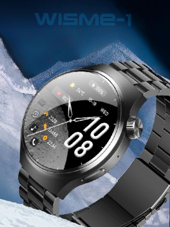 WISME-1: 3 Straps| High performance| Professional waterproof| phone calls, notifications, sports mode and other great features| Price:₦35,000 thumbnail