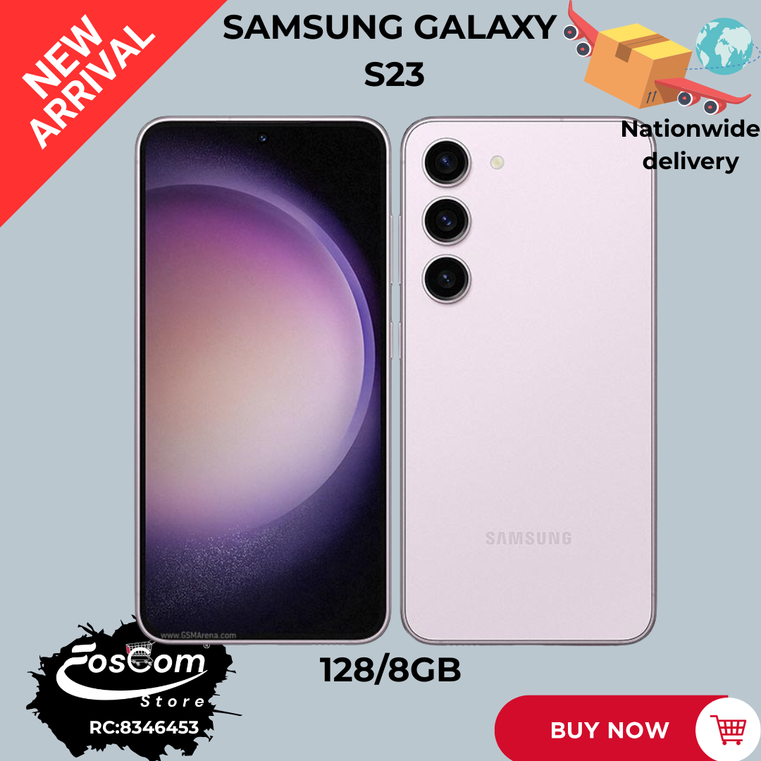 SAMSUNG GALAXY S23: STATUS: Brand new  NETWORK: 5G STORAGE:  128/8GB BATTERY: 3900mAh OS: Android 13™ upgradeable up to Android 17™ CAMERA: Triple lens (50,10,12MP)| Price:₦420,000 thumbnail