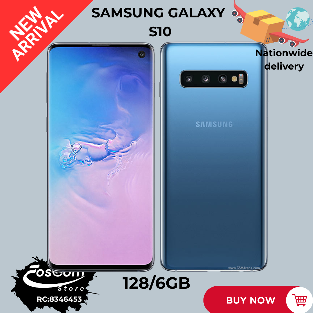 SAMSUNG GALAXY S10: Direct UK| Network: 4G LTE Storage: 128/6GB Battery: 3400mAh OS: Android 9™ upgradeable up to Android 12™| Price: ₦200,000 thumbnail
