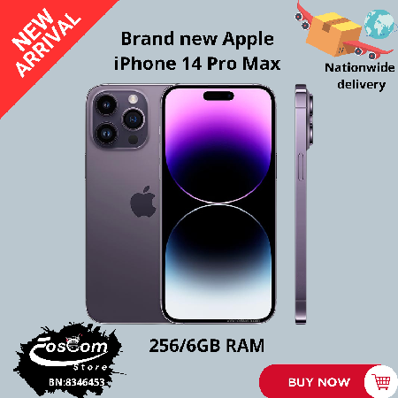 Apple iPhone 14 Pro Max: Storage: 256/6GB| Network: 5G| Battery: 4323mAh| OS: iOS 16™ upgradable up to iOS 18.5™| Price:₦1,000,000 thumbnail