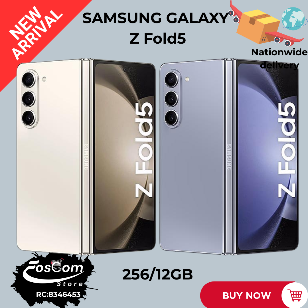 SAMSUNG GALAXY Z FOLD5: Brand new| Network: 5G  Storage: 256/12GB Battery: 4400mAh OS: Android 13™ upgradeable up to Android 17™| Price:₦900,000 thumbnail