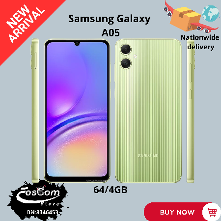 Brand New Samsung Galaxy A05 64/4RAM| Android 13™| 5000mAh| Dual camera lens| Price:₦125,000 thumbnail