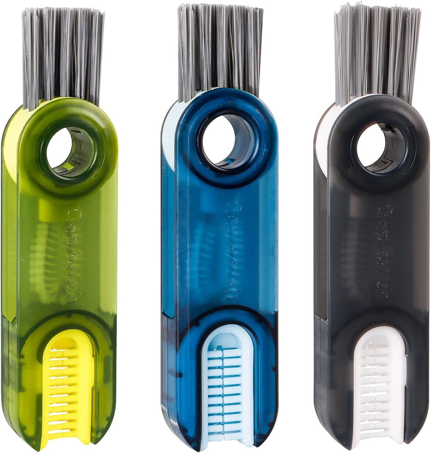 3 in 1 Multifunctional Cleaning Brush, 3 in 1 Tiny Bottle Cup Lid Detail Brush thumbnail