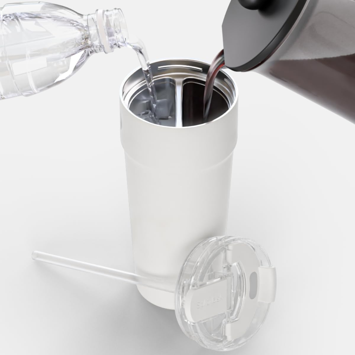 2-in-1 Hot & Cold Vacuum Insulated Tumbler, 30oz Stainless Steel thumbnail