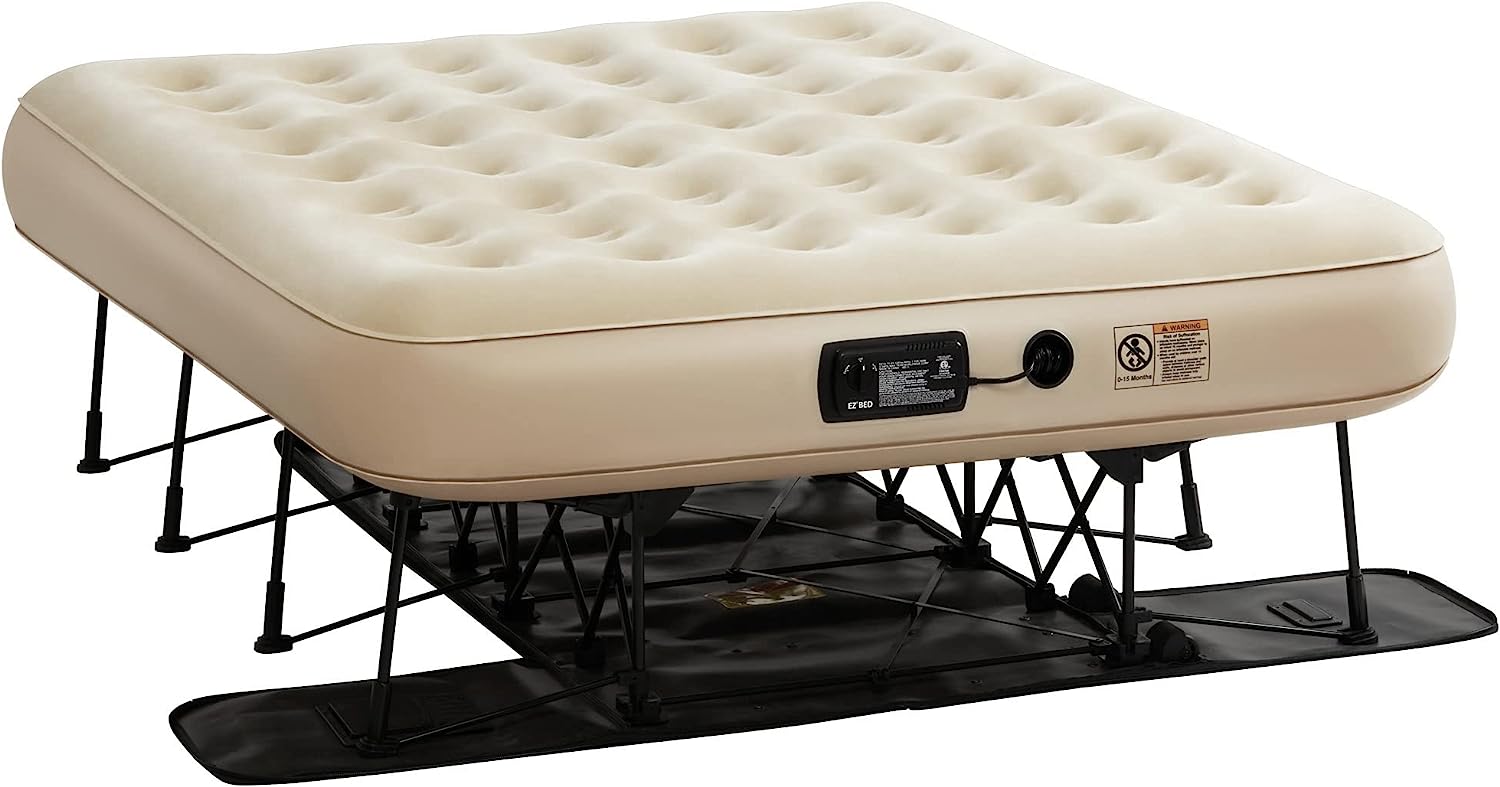 Simpli Comfy EZ Air Bed Self-Inflating Queen Size Air Mattress thumbnail