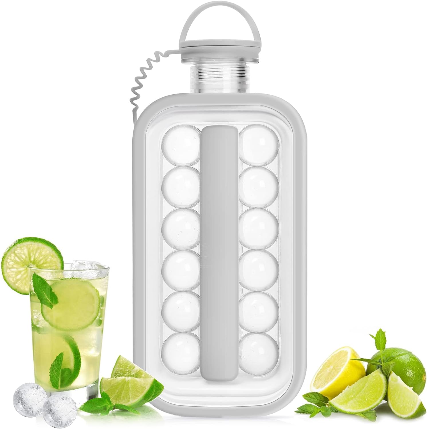LittleStar Ice Cube Trays 2 in 1 Portable Ice Ball Maker thumbnail