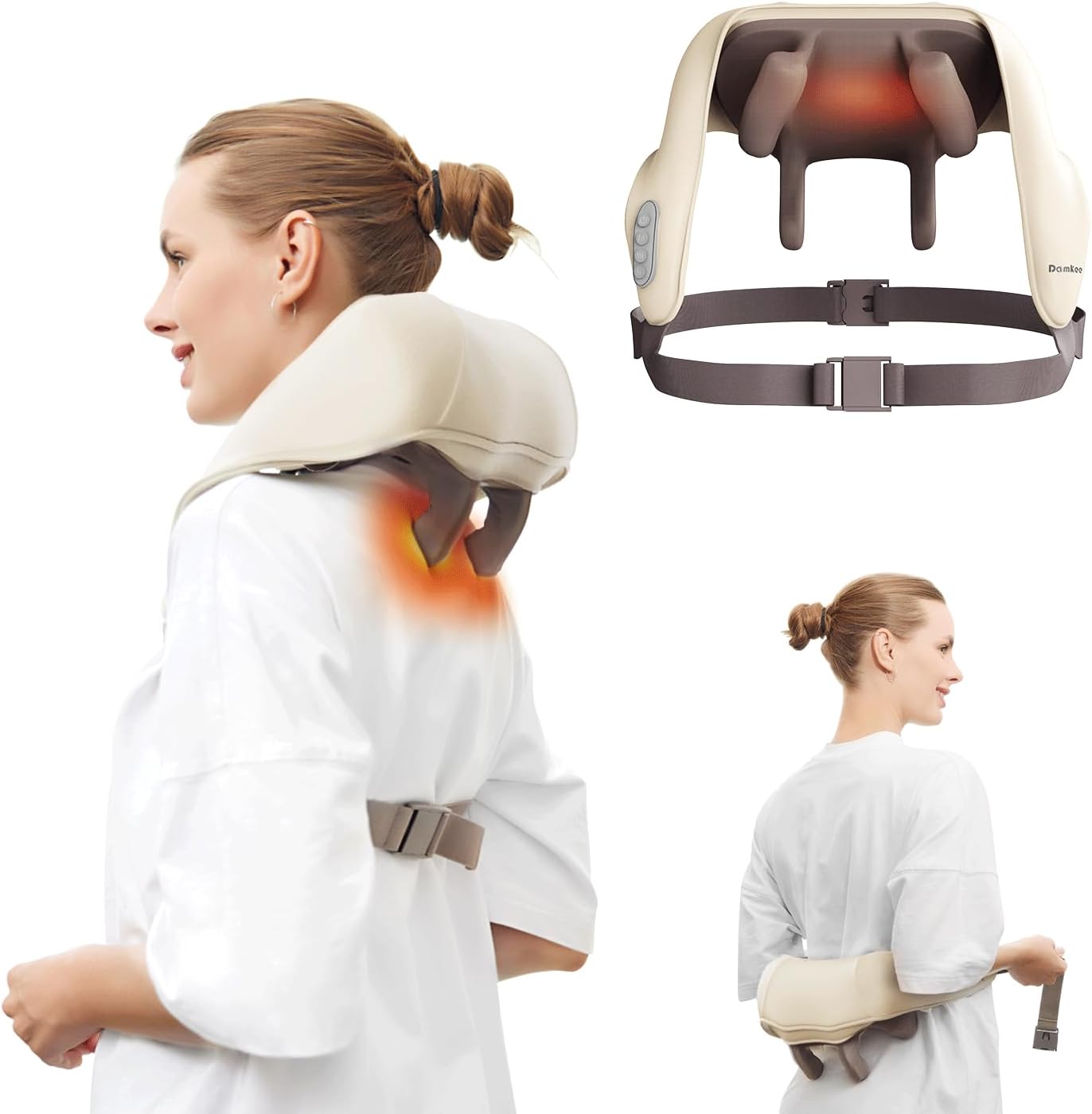 DamKee Neck Massager for Pain Relief Deep Tissue thumbnail