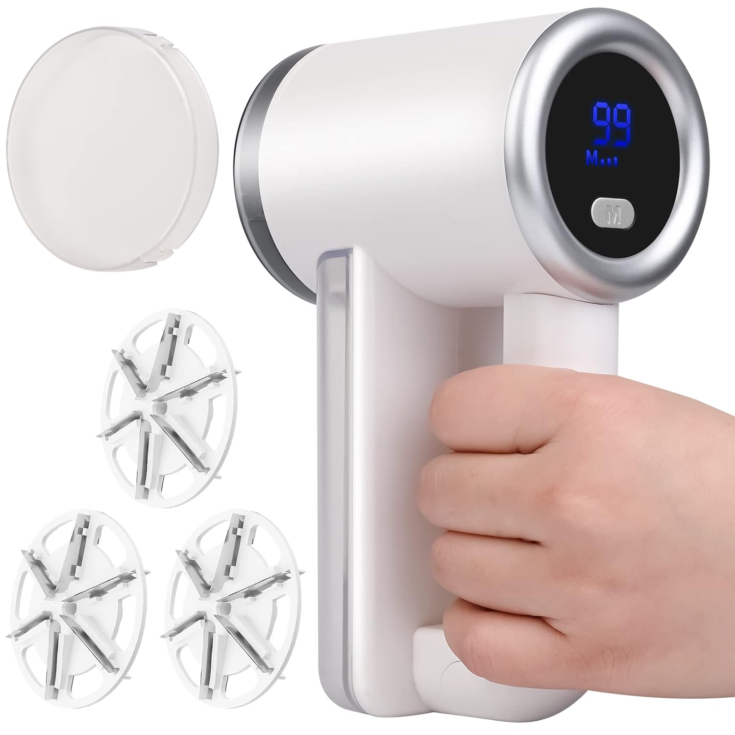 iRUNTEK Rechargeable Fabric Shaver, Electric Commercial Lint Remover with LED Display & Big Trash Box thumbnail