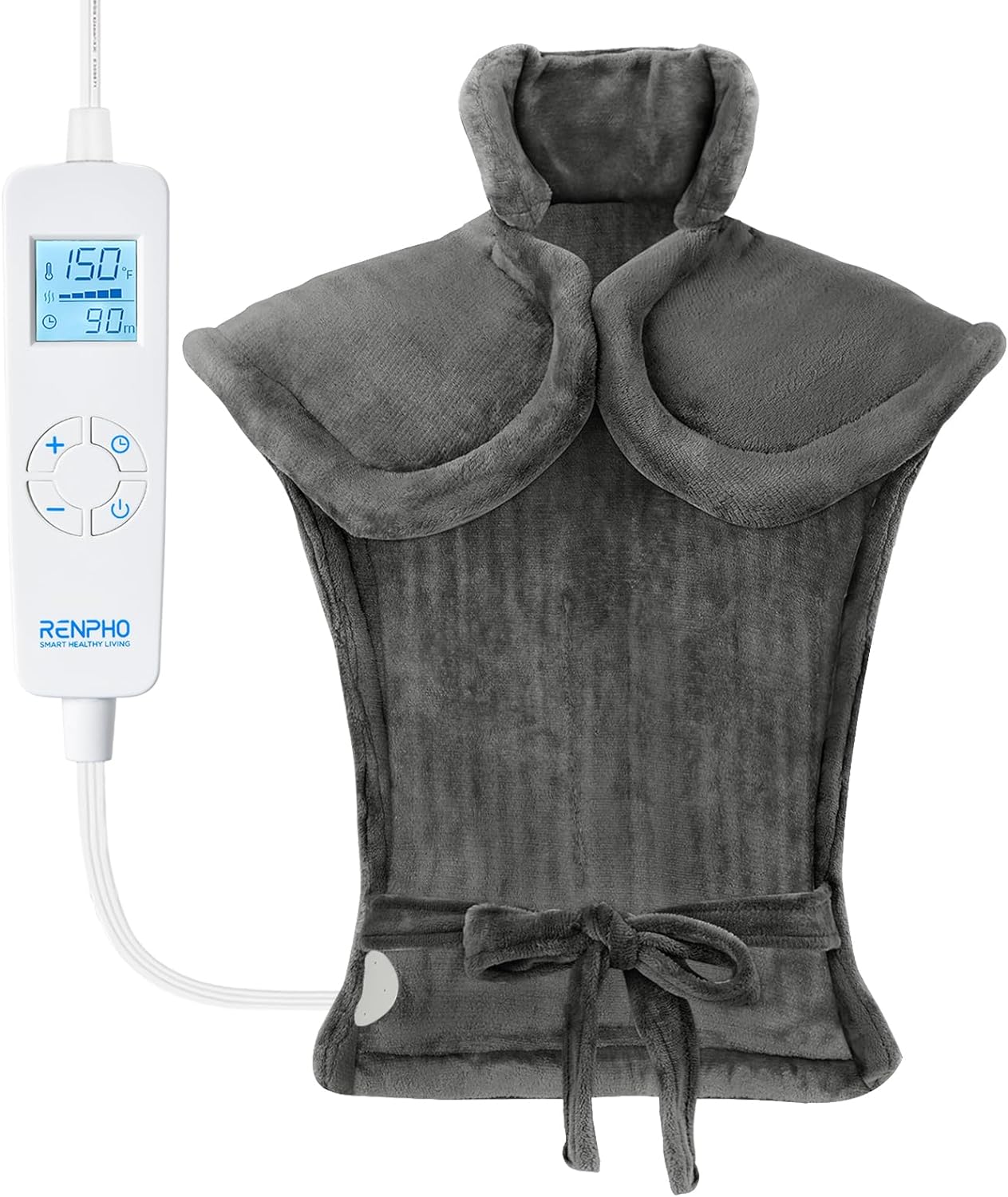 RENPHO Weighted Heating Pad for Back Pain Relief thumbnail