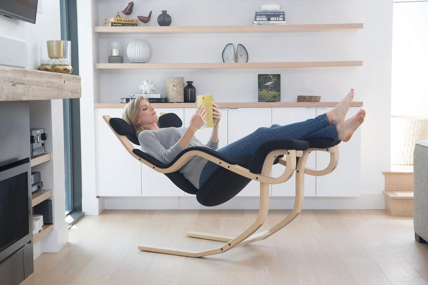 Varier Gravity Balans Recliner and Kneeling Chair Designed by Peter Opsvik, thumbnail