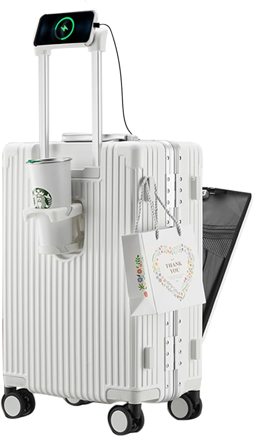 feilario Aluminium Frame Hardside Expandable Spinner Wheel Luggage thumbnail
