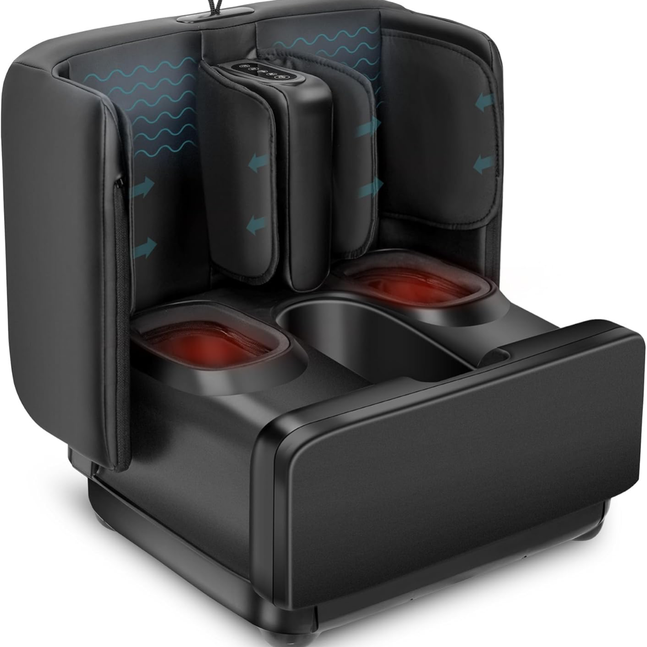 Snailax Shiatsu Foot Massager with Heat, Ottoman Rest, Foot Calf Massage Machine for Plantar Fasciitis, Circulation and Pain, Relaxation, Kneading, Compression, Vibration, Rolling(No Remote) : Health & Household thumbnail