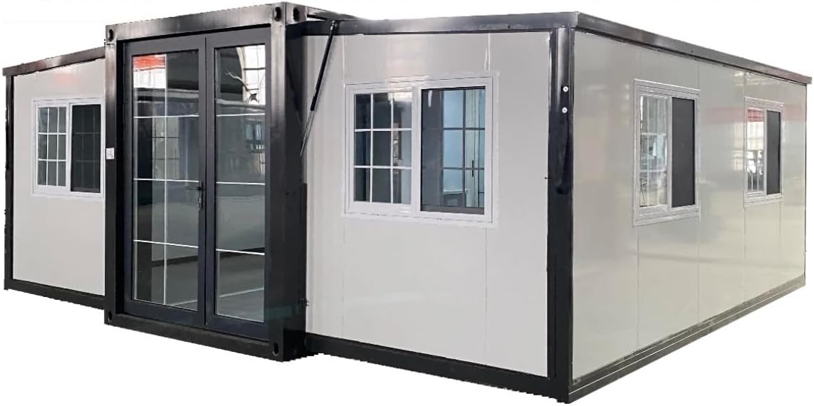 SAA Tiny Expandable Prefab House to Live in 1 Bathroom, 2 Rooms & 1 Kitchen- Foldable House thumbnail