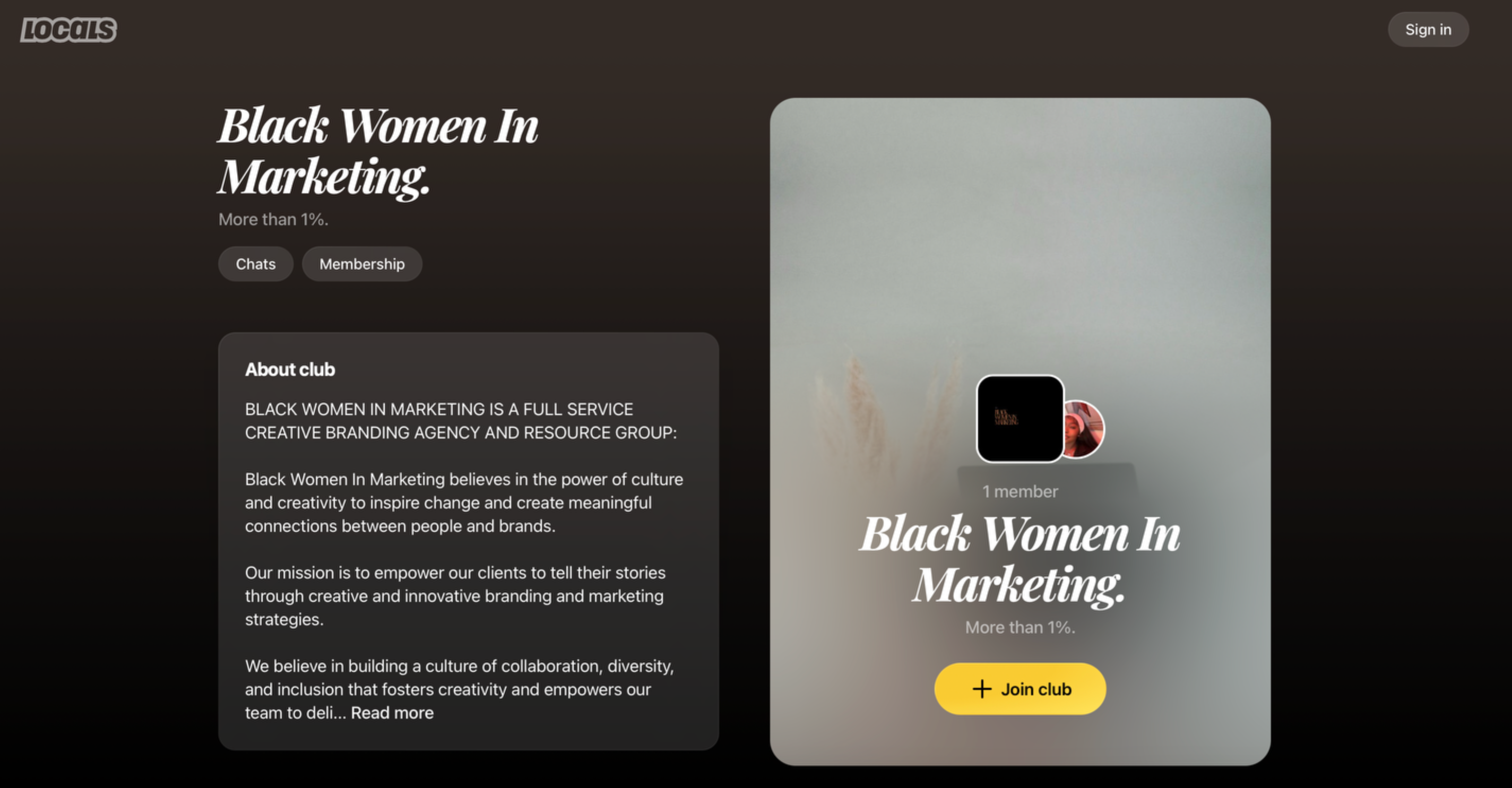 JOIN THE CLUB  |  BLACK WOMEN IN MARKETING  thumbnail