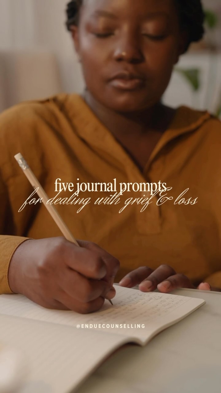 🖊️ Journaling can be a powerful tool for processing grief and loss. Here are 5 prompts to help you navigate your emotion