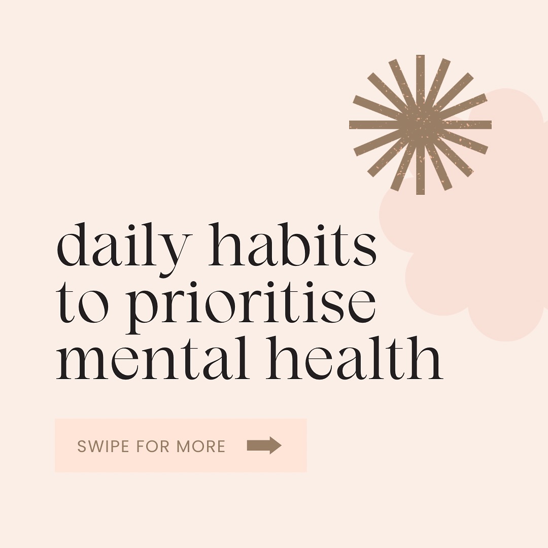 This week, let’s focus on prioritising our mental health. 🧠

How often do you pause and think about what your mind truly