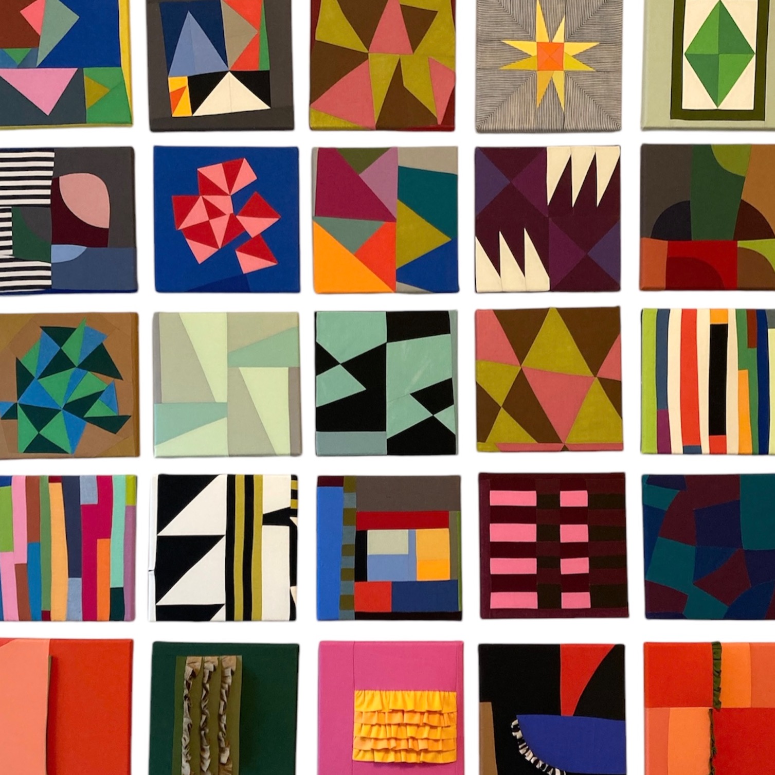 Available 8”x8” stretched pieces thumbnail