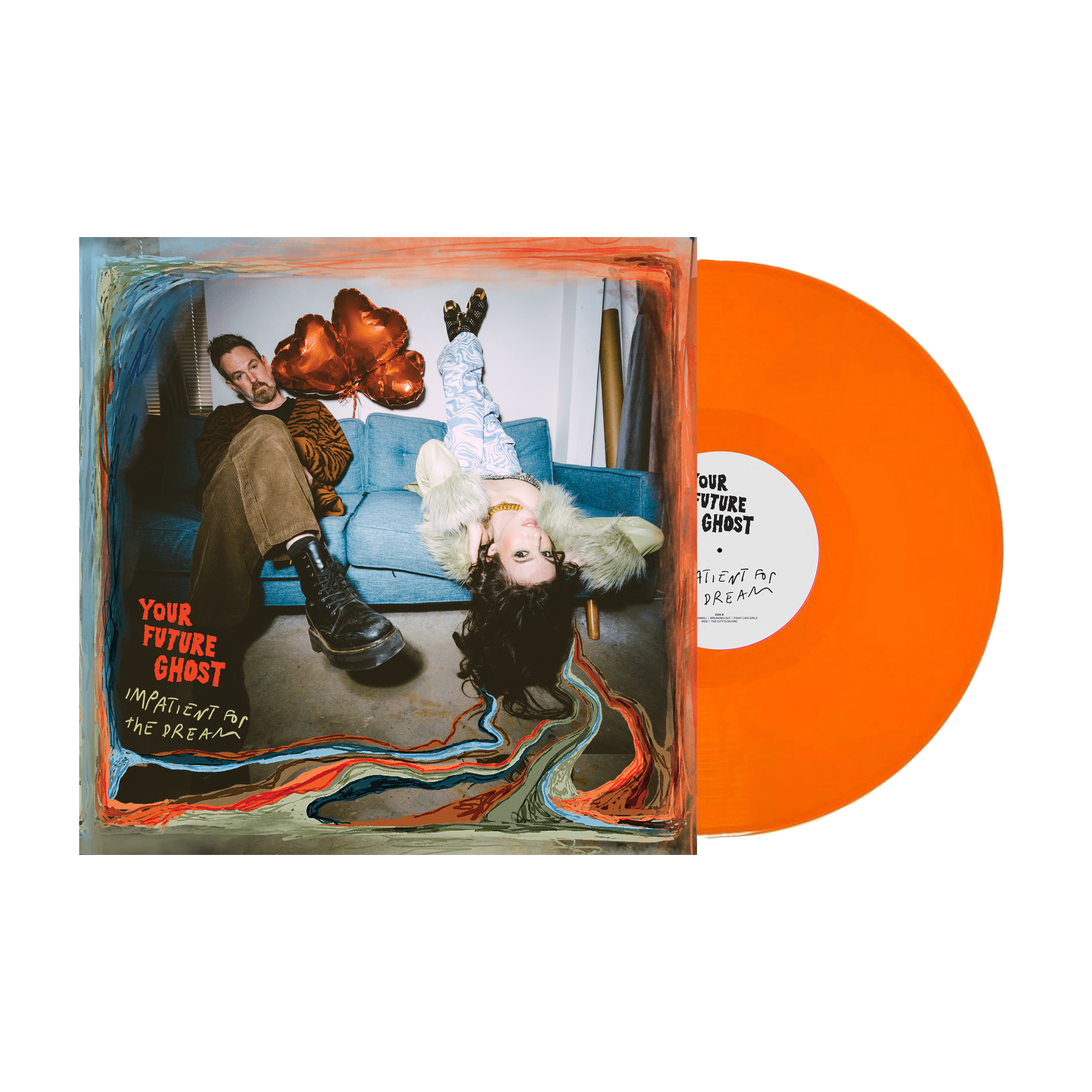 Shop Limited Edition Your Future Ghost Orange Vinyl thumbnail