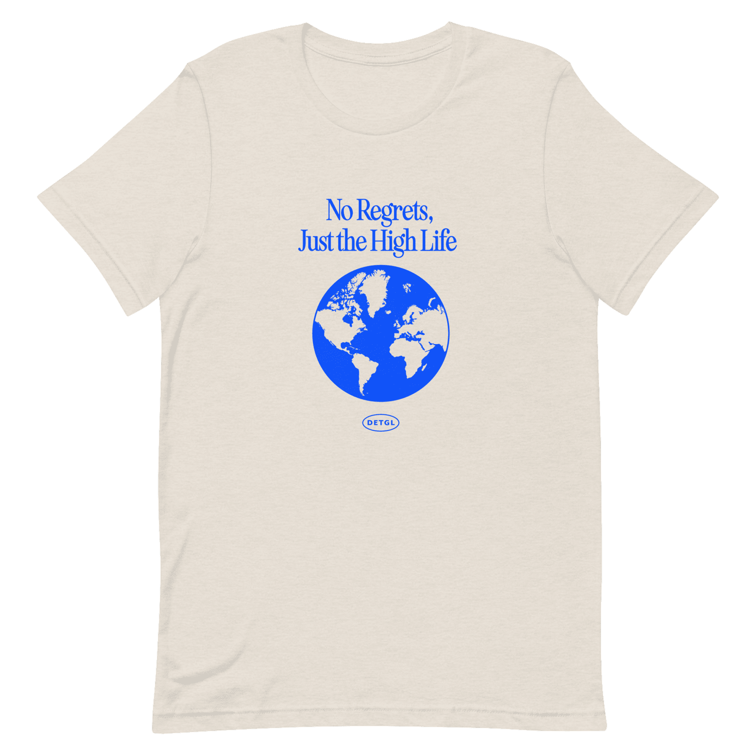 No Regrets Earth Heather Dust Unisex t-shirt — Daniel Ellsworth & The Great Lakes thumbnail