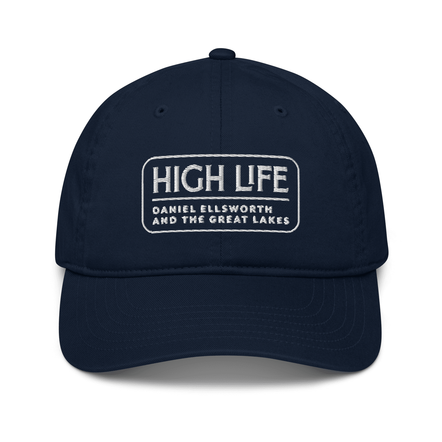 High Life Pacific Blue Organic dad hat — Daniel Ellsworth & The Great Lakes thumbnail
