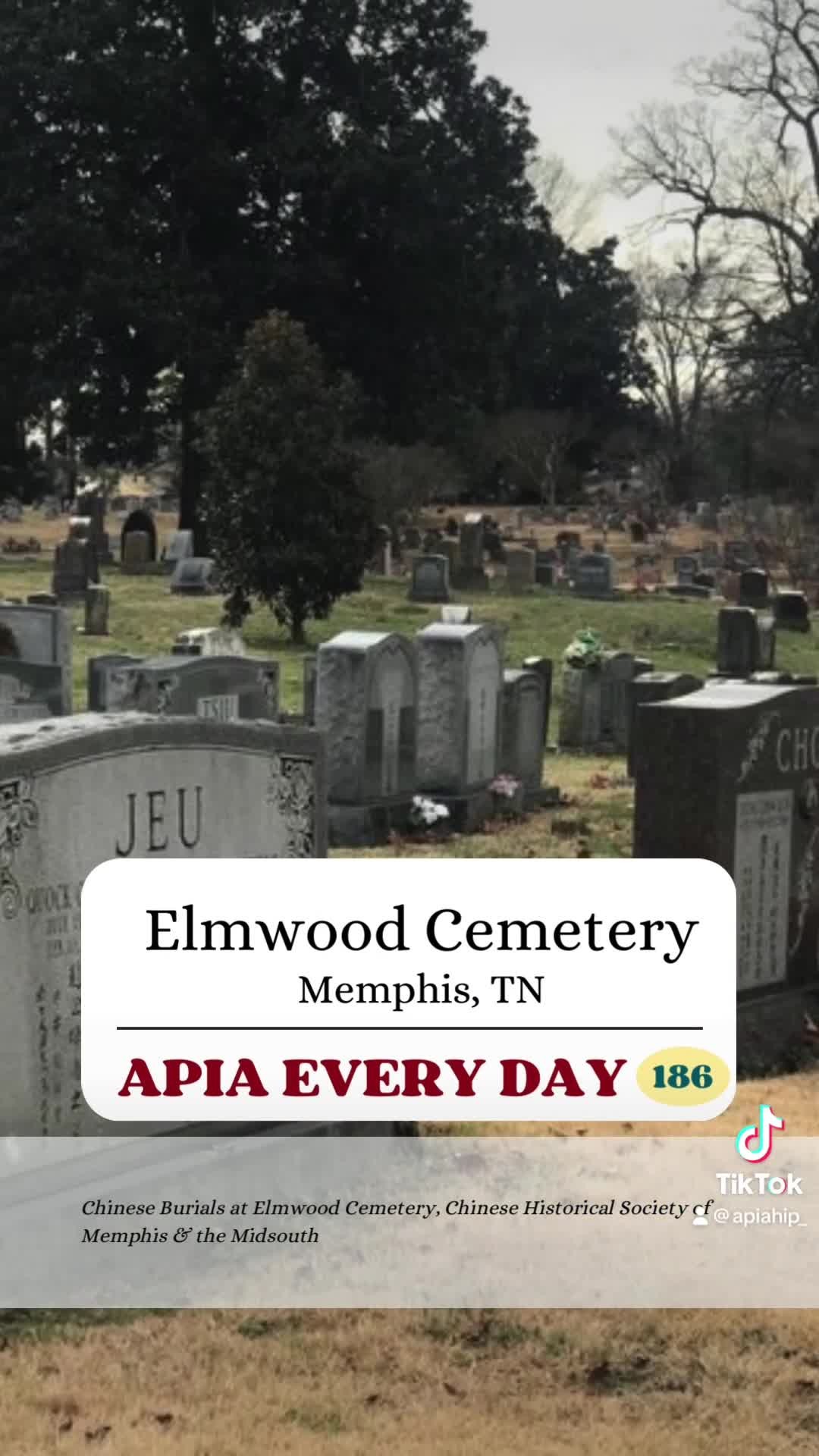 📌APIA Every Day (186) - Elmwood Cemetery in Memphis, Tennessee, was established in 1852 by fifty residents who each cont