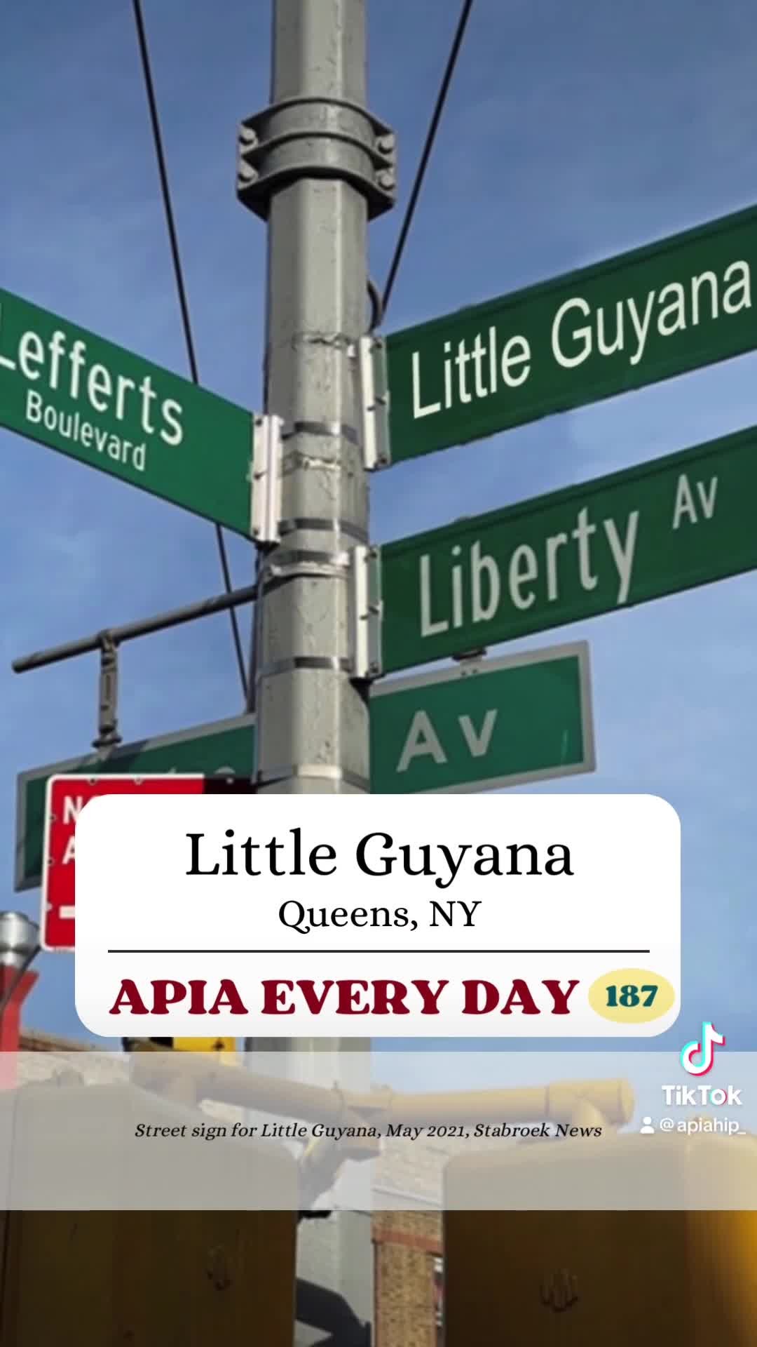 📌APIA Every Day (187) - Little Guyana, located in Richmond Hill, Queens, is home to a significant portion of New York Ci
