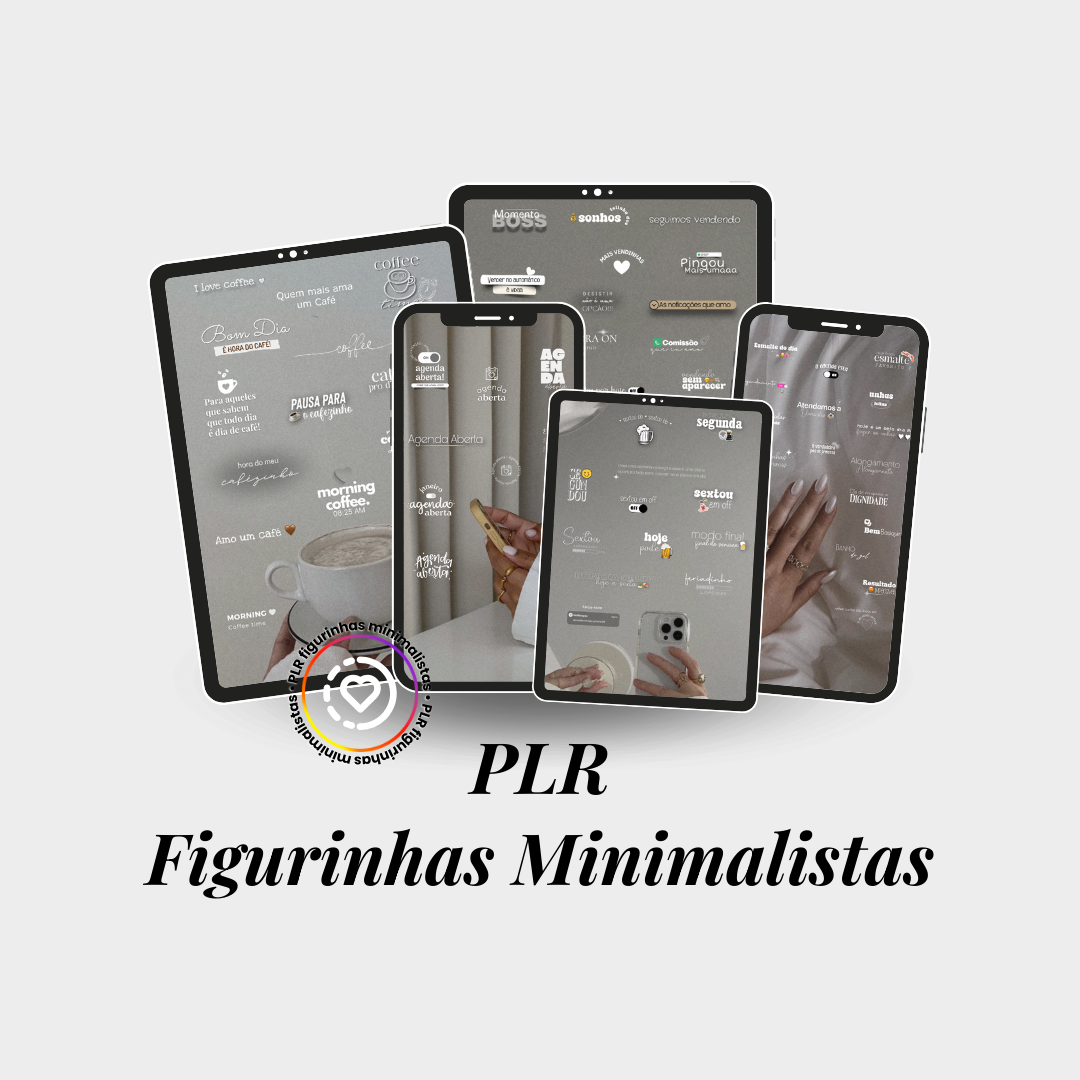 PLR Figurinhas Minimalistas Premium • Revenda Figurinhas Elegantes que traz valor aos Stories! thumbnail