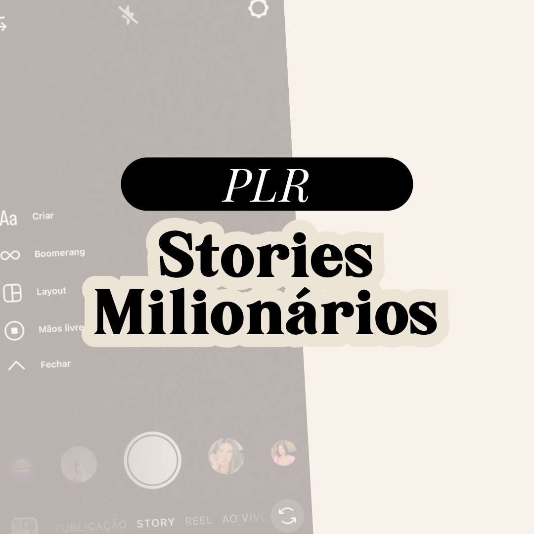 PLR Stories Milionários • Narrativas & roteiros que Vendem muito no Instagram! thumbnail