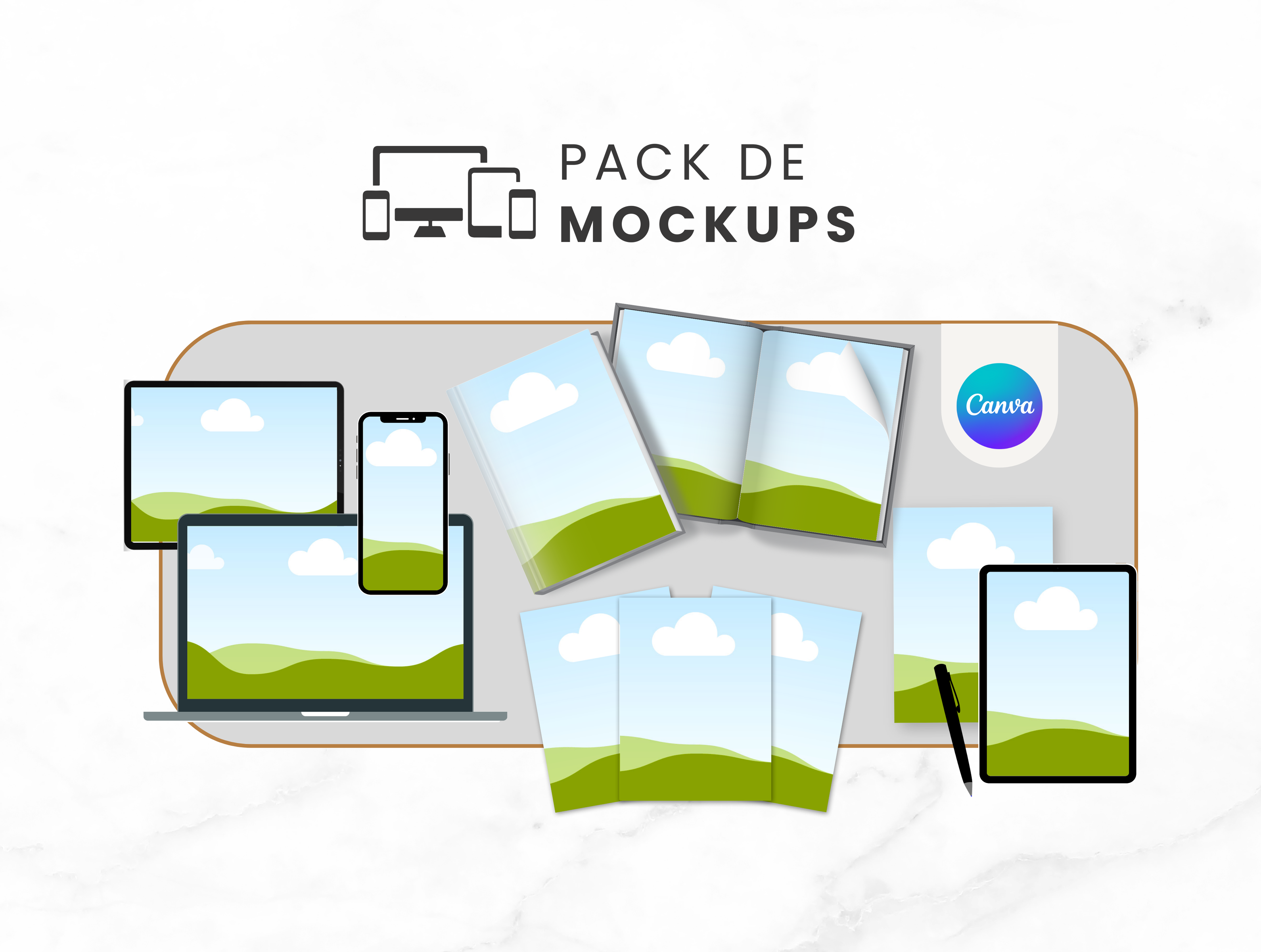Pack de Mockups | +300 Mockups thumbnail