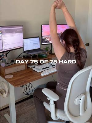 DAY 75 OF 75 HARD‼️ WE DID IT GUYS!!!! literally one of the most rewarding things I’ve ever done. I feel mentally, physi