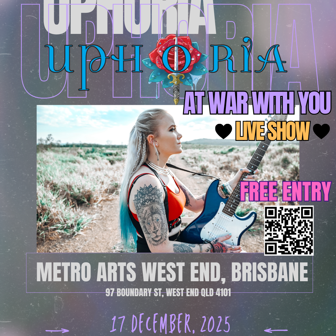 ♥ At War With You FREE LIVE SHOW! 17th December at Metro Arts, West End. TICKET LINK   thumbnail