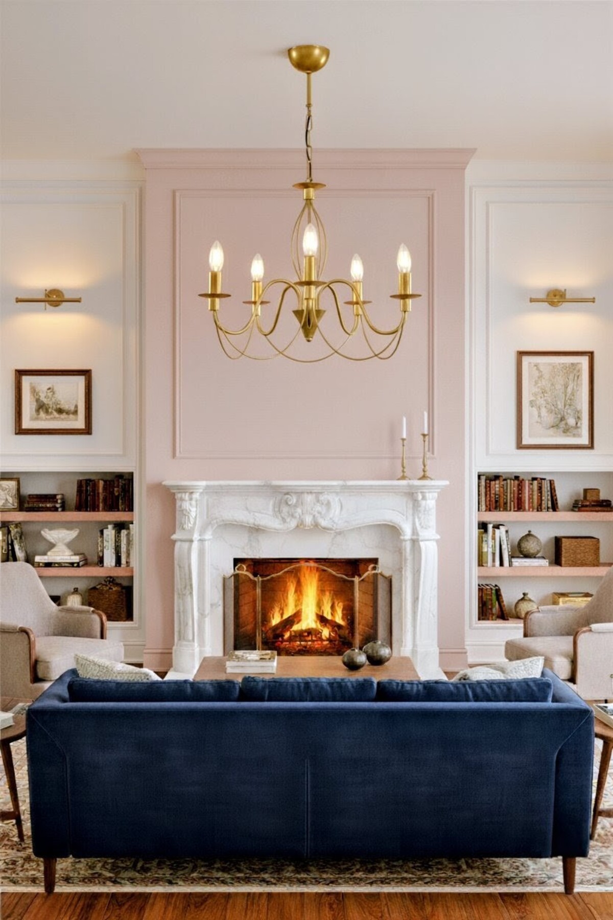 Çakra 5li Eskitme Avize thumbnail