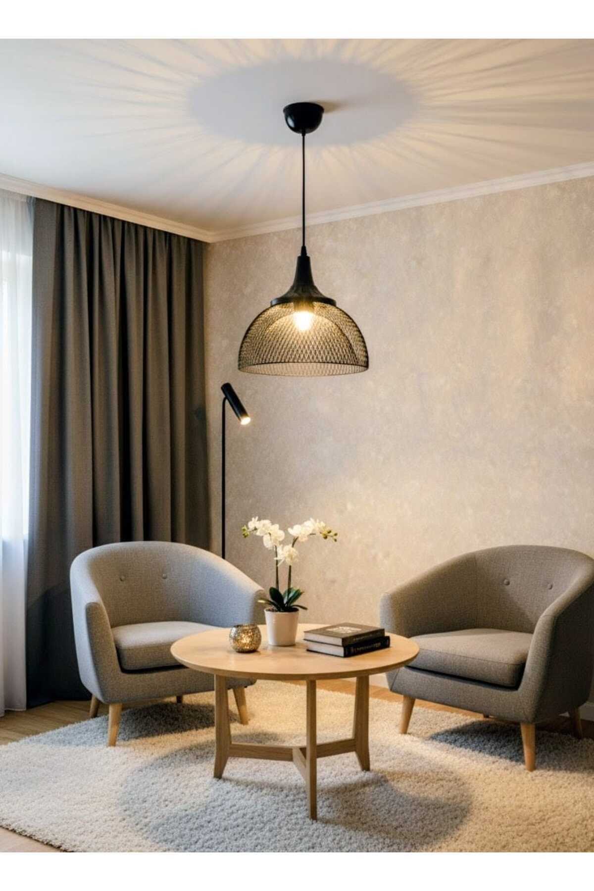 Rio Tekli Siyah Sarkıt Avize thumbnail