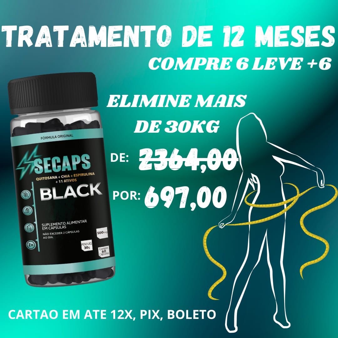 Secaps Black - 12 Meses thumbnail