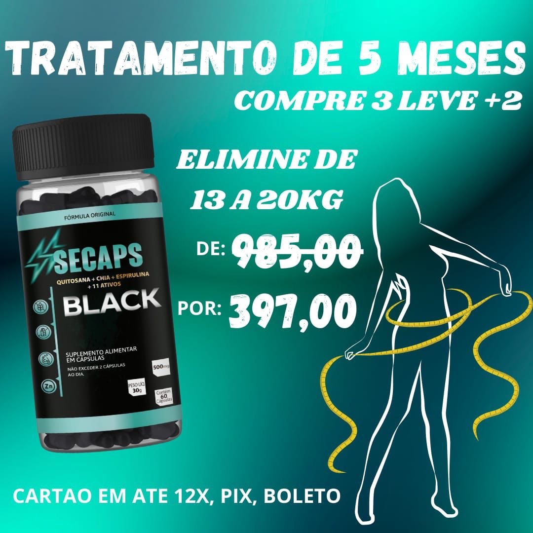 Secaps Black - 5 Meses  thumbnail
