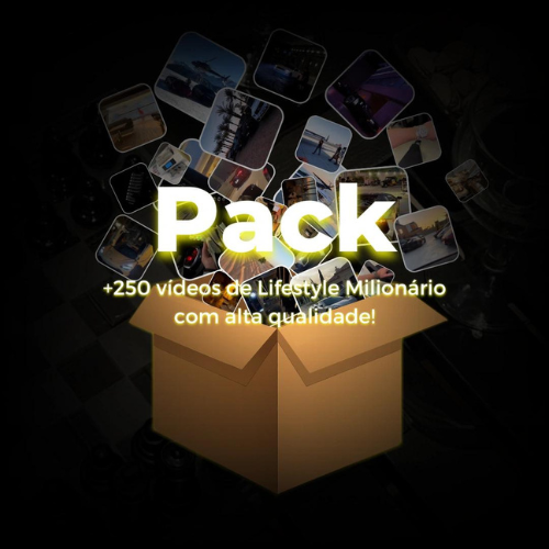 Pack com +250 vídeos de Lifestyle Milionário thumbnail