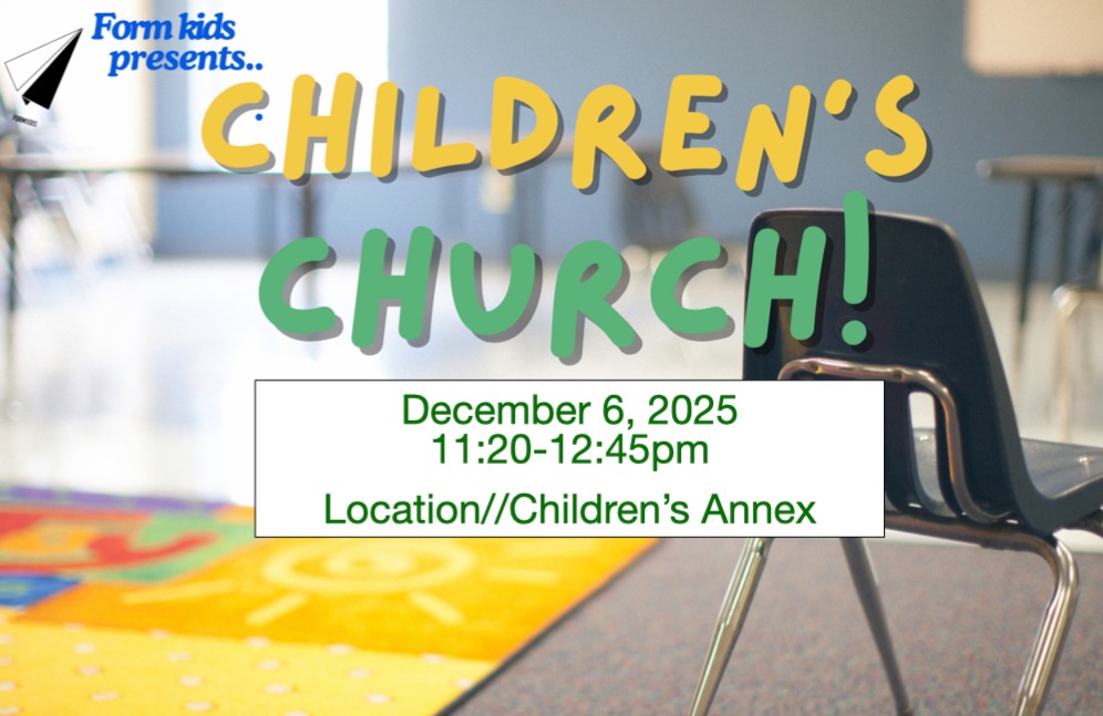 CHILDREN'S CHURCH//DECEMBER 6 thumbnail