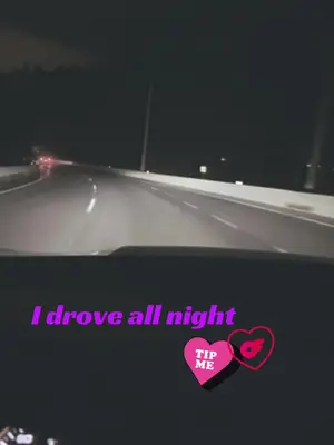 There is no distance too far to reach my lovers… road trip anyone? 😘❤️‍🔥 I DROVE ALL NIGHT Written by Billy Steinberg an