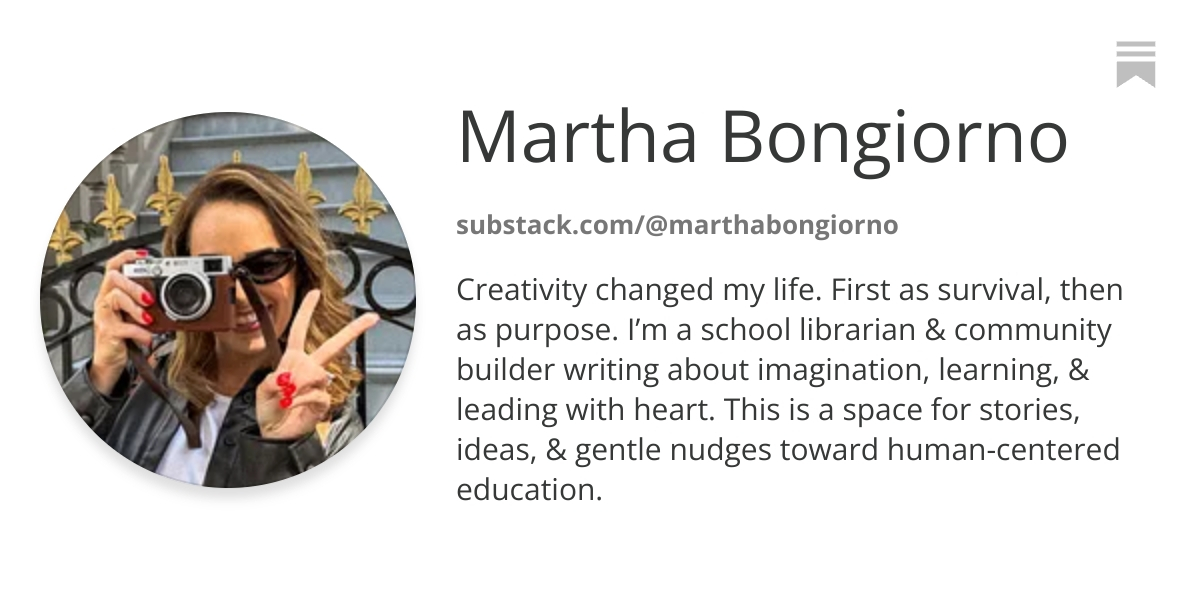 Martha Bongiorno | Substack thumbnail