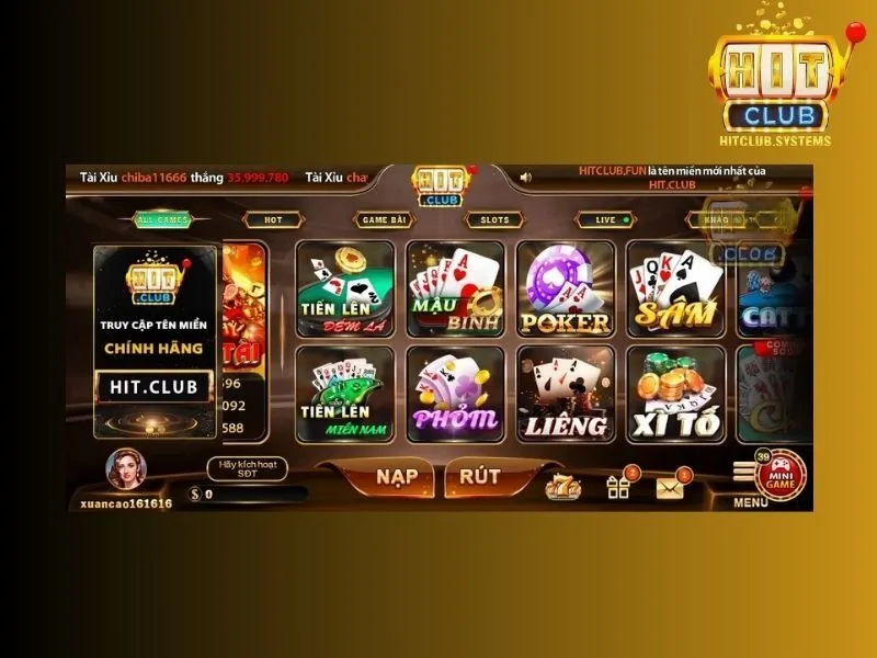 Hit Club nền tảng game bài đổi thưởng hấp dẫn nhất hiện nay thumbnail