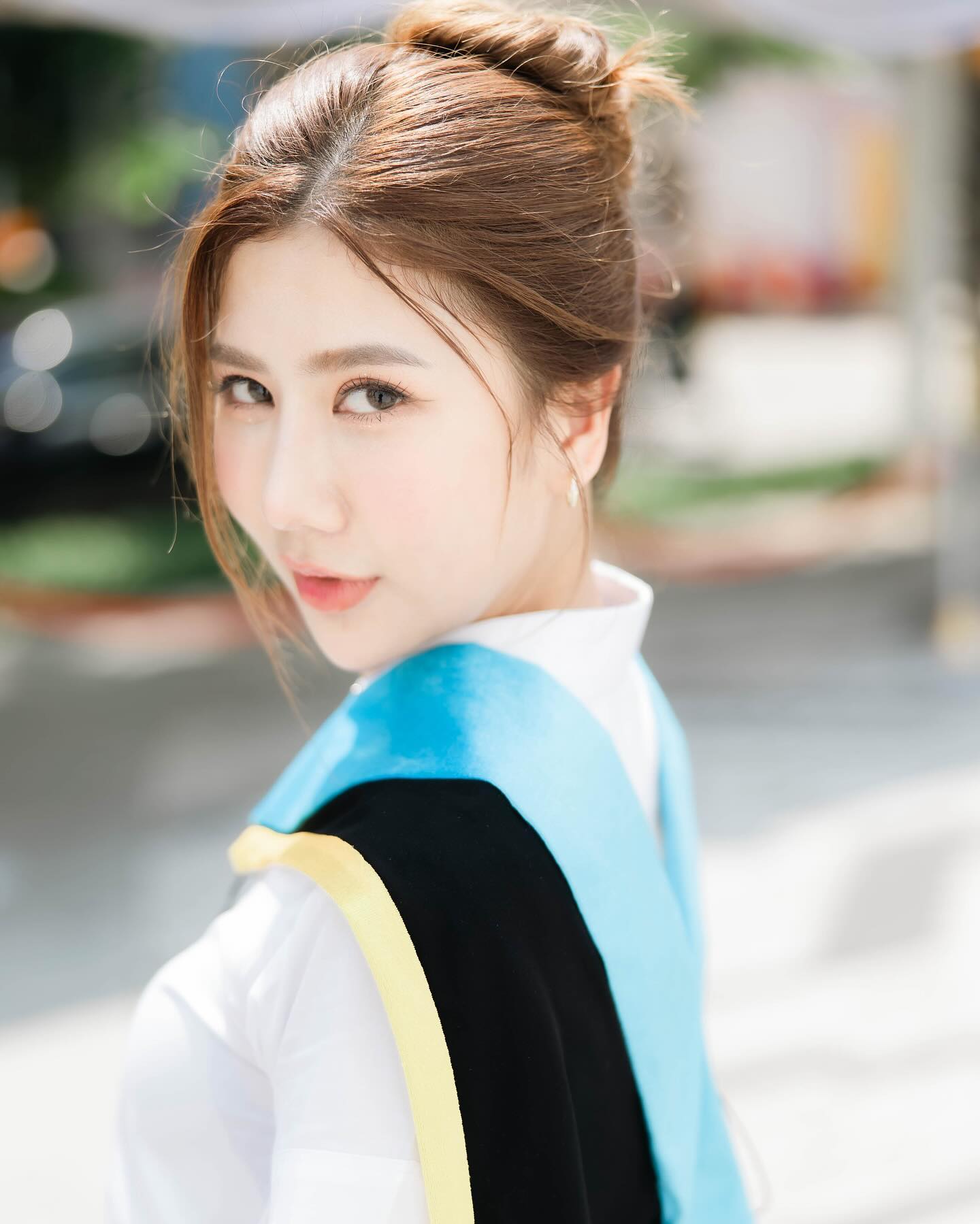 คุณดวงใจ วันซ้อมใหญ่  #UTCC 💙✨🩵✨
📸 สนใจถ่ายภาพสอบถามได้ค้าบ 

#หอการค้าไทย #มกค #มหาวิทยาลัยหอการค้าไทย
#รับถ่ายภาพ #หาช