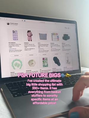 list is 🔗 in b10. making big little season easier on all you future bigs!!