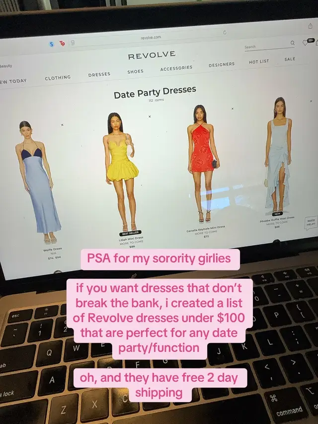 Cute short dresses & cute long dresses 🔗 in bio #datepartydresses #formaldresses #revolve #