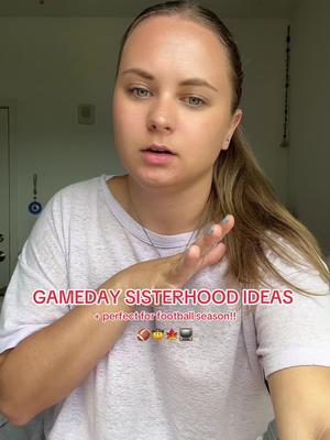 gameday centered sisterhood ideas for the fall!!! #sisterhood #gameday 