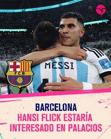 Hansi Flick interesado en Exequiel Palacios en TNT Sports thumbnail