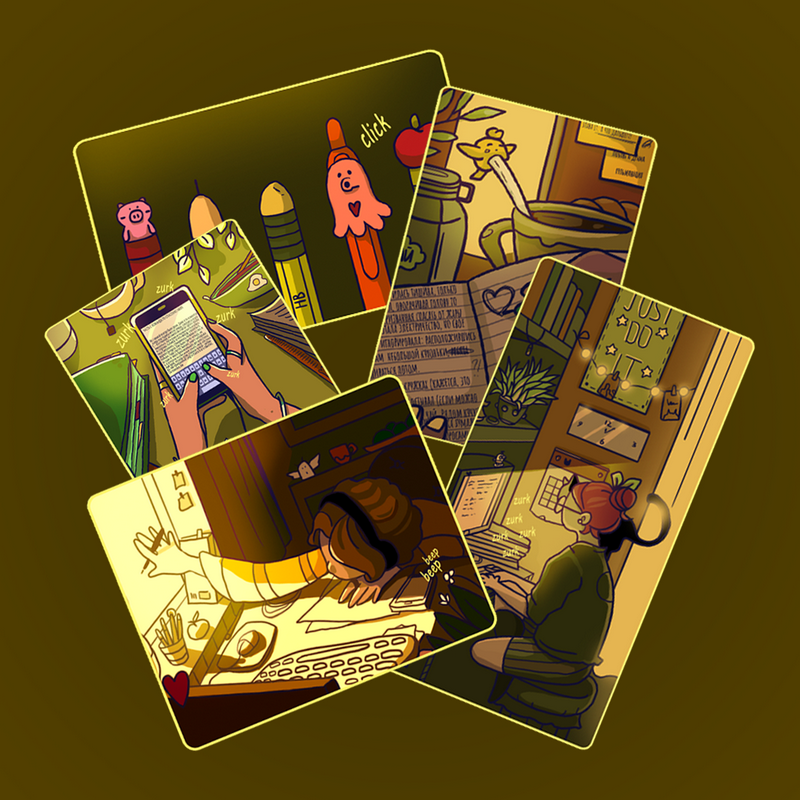 Стикерпак “Inspiration at your fingertips” thumbnail