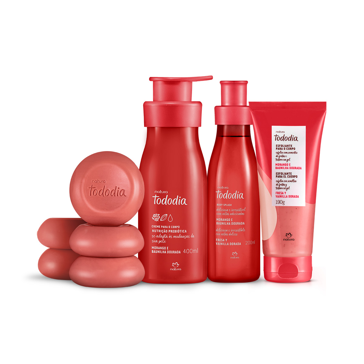 Kit Tododia Morango e Baunilha Dourada thumbnail
