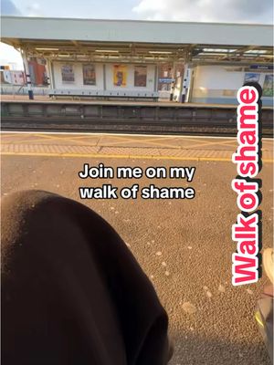Join me on a hellish walk of shame from London to Surrey #fyp #walkofshame #hangover #vlog