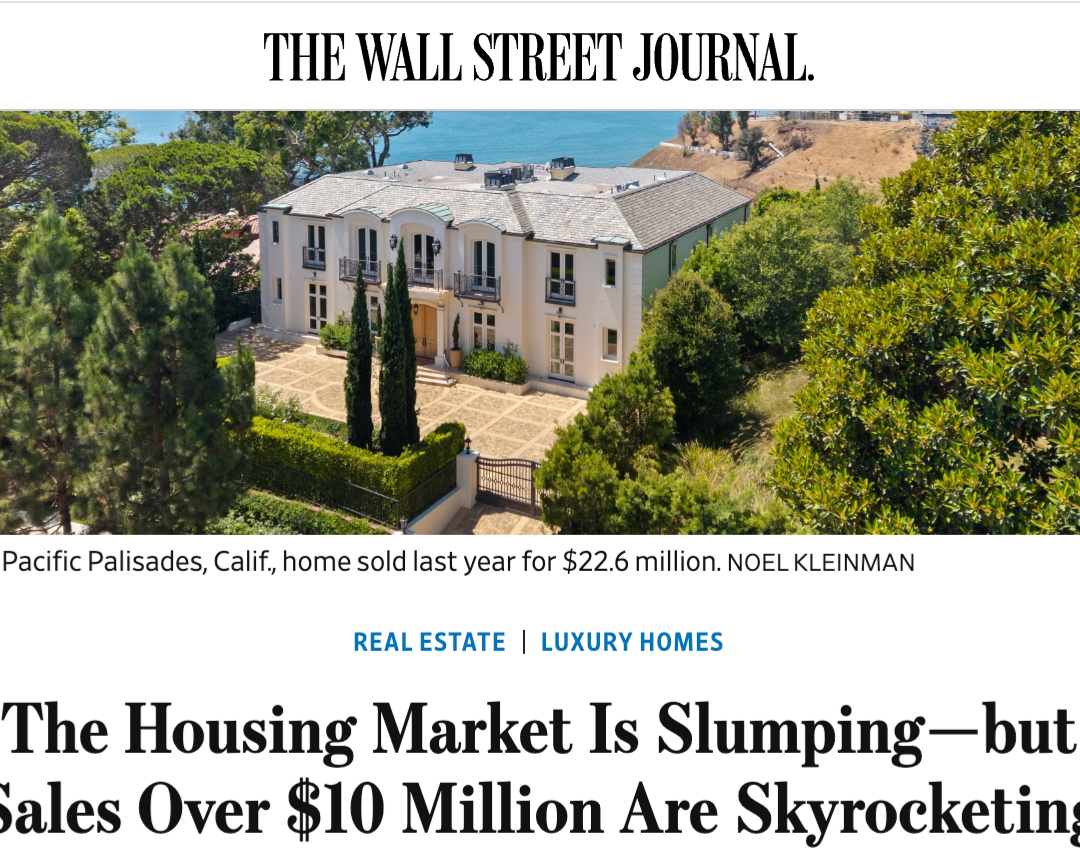 Featured In WSJ:  Luxury Housing Market  thumbnail