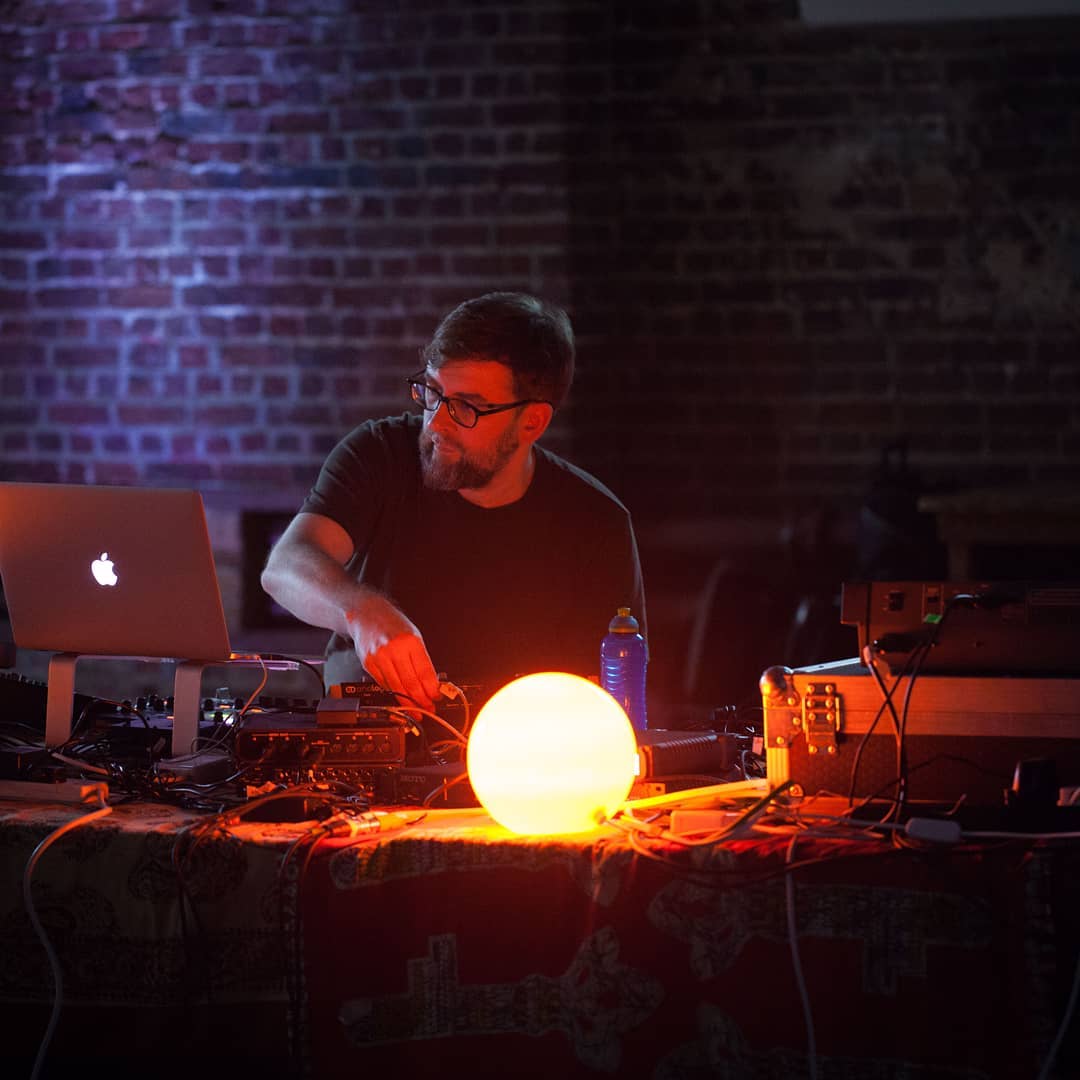Plant43 at our recent Crypt gig. Photo courtesy of Rosa Gleave. #bleep43 #plant43 #electronicmusic #techno #ambient #ele